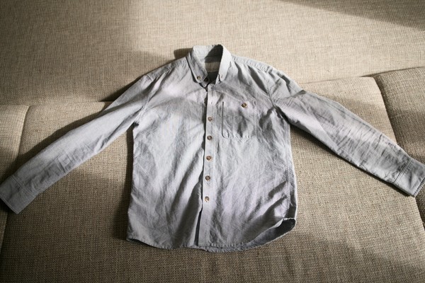 S.E.H Kelly Langarmshirt Baumwolle Small grau
