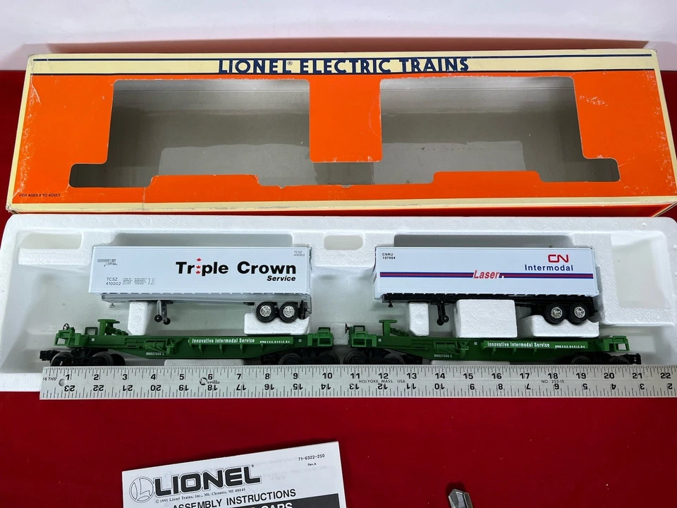 Set of 2 LIONEL RAIL CARS - LTD PROD.- 6-52042- LOTS 15TH ANNIV. TTUX CAR W/ BOX - Image 4 of 4
