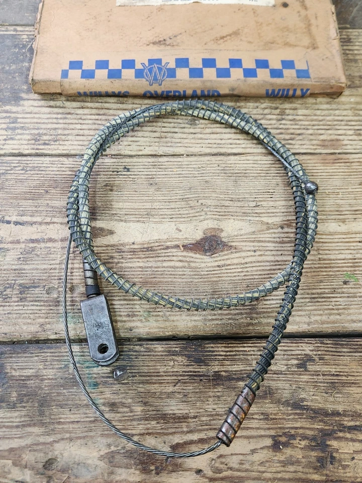 CABLE DE PALANCA DE FRENO DE MANO WILLYS OVERLAND JEEP 641474 NUEVO Foto 2 de 4