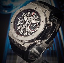 Hublot Big Bang Unico 44mm Skeleton Dial Titanium 411.NX.1170.RX Box & Papers 6