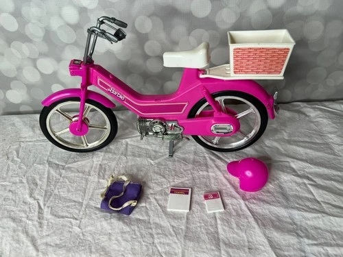 Vintage 1983 Barbie Moped Motor Bike #4856-1983 Mattel, with accessories