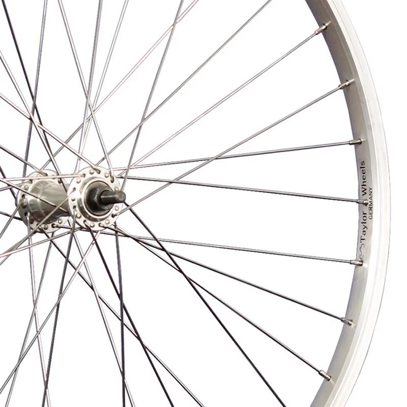 Laufrad 26 Zoll Vorderrad Fahrrad Hollandrad Aluminium Felge vorne silber 590-19 - Bild 2 von 4