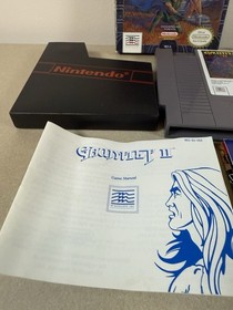 Gauntlet II 2 Nintendo NES Video Game - CIB W/ box and manual