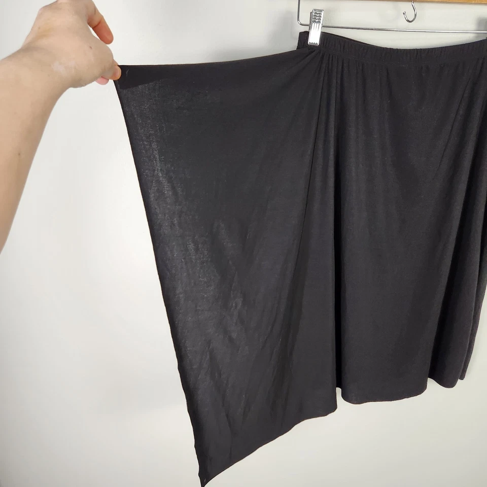NUEVO CON ETIQUETAS The Look By Randolph Duke Falda Negra Multiusos Túnica Sarong (M) #0345 Foto 2 de 4