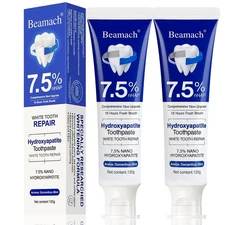 Hydroxyapatite Toothpaste - Fluoride-Free Nano Hydroxyapatite Toothpaste 7.5 ...