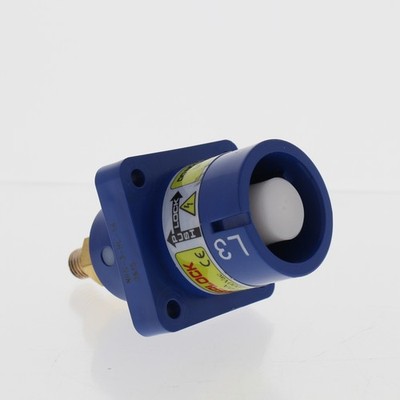 ITT PowerLock Panel Source Line 3 Blue 660A NPS-3-BL-T6 Male M12 Threaded Post