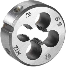 M12 X 1.75 Metric round Die, Machine Thread Left Hand Threading Die, All