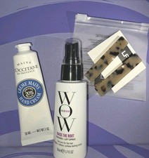 Gift bundle - L'Occitane hand cream, Colour wow Raise the root & Hair clips 