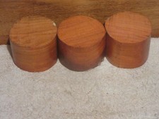 3PC MISSOURI BLACK CHERRY TURNING WOOD BOWL BLANK