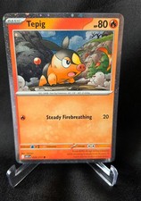 tepig pokemon card holographic Pokemon - Sun & Moon - Cosmic Eclipse - Tepig - 31/236