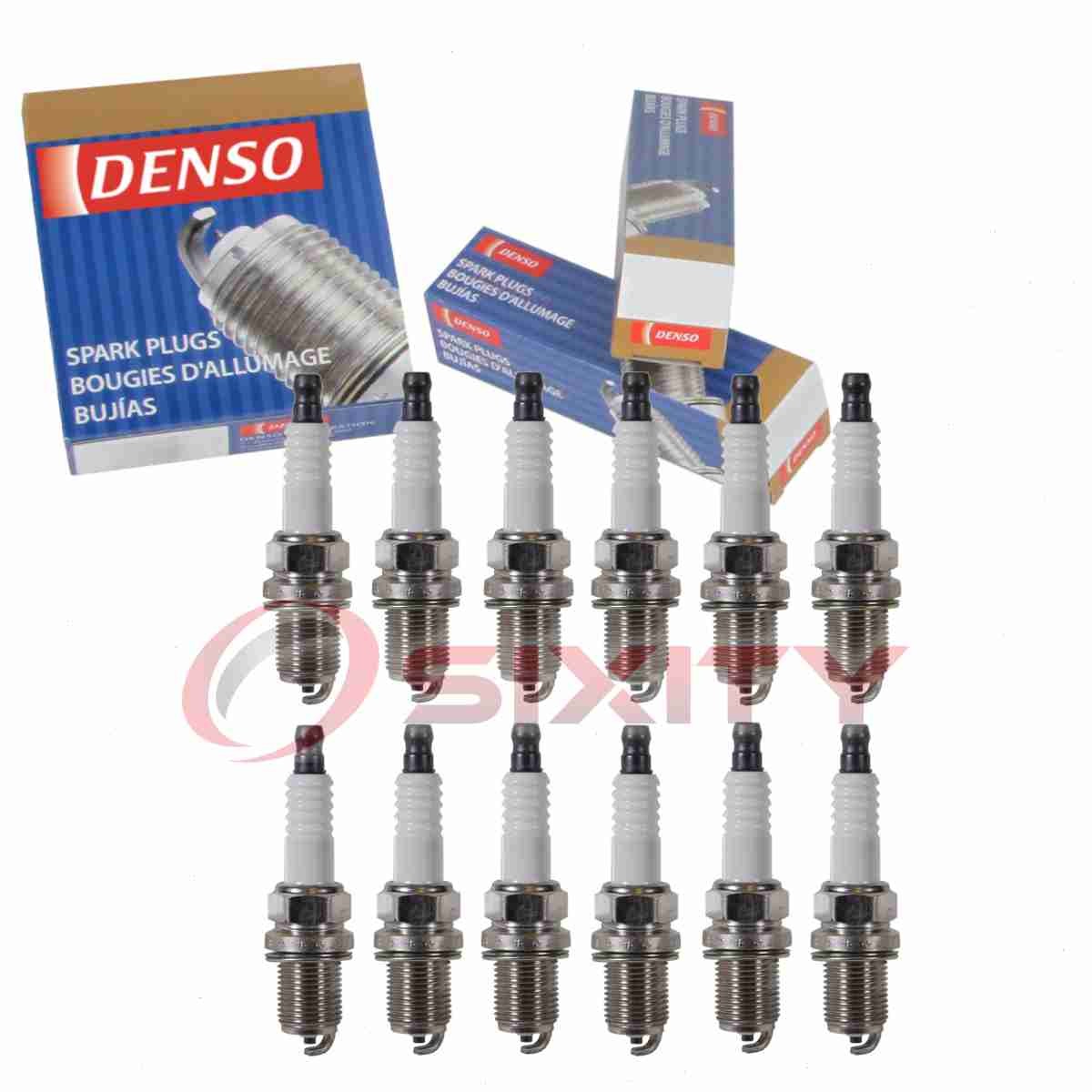 12 pc Denso Standard Spark Plugs for 1999-2002 Mercedes-Benz ML320 3.2L V6 nd