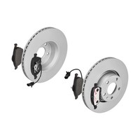 ATE Bremsscheiben Ø314MM + BremsbelÄGe Vorne FÜR Audi A6 C6 Skoda Seat VAG