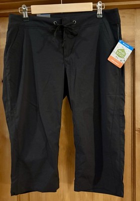 Columbia Pants NWT Anytime Outdoor Womens 10 black Capri Pant
