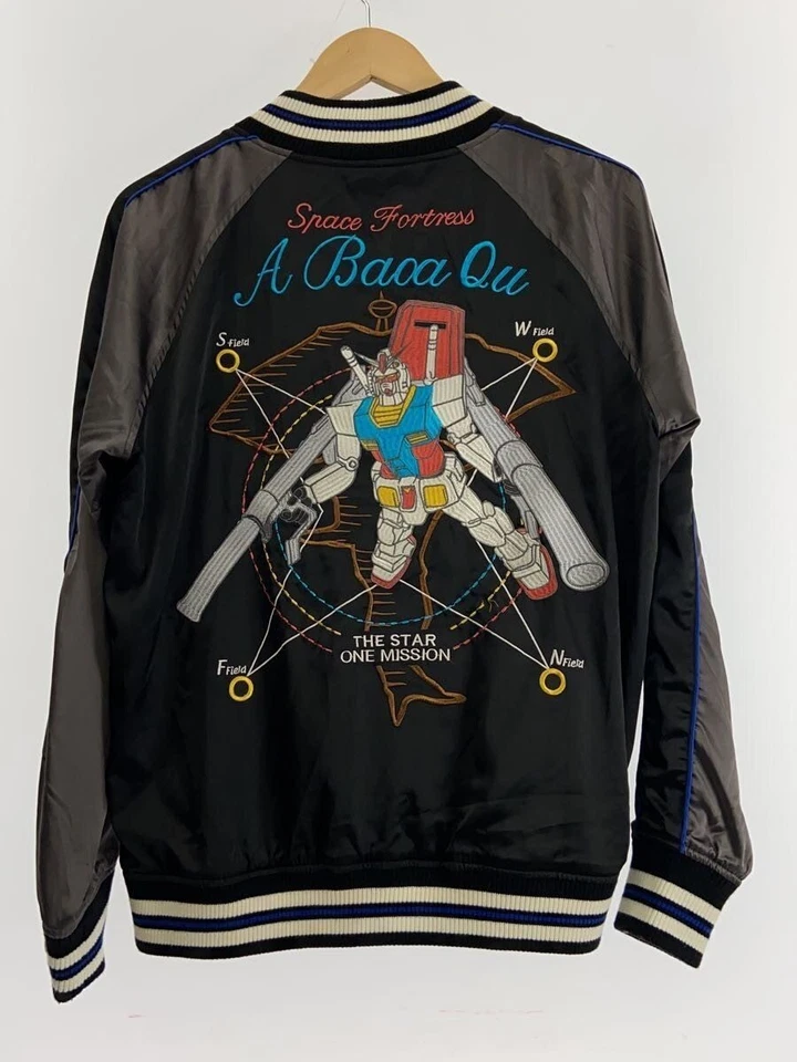 Outras Marcas Sukajan RX-78-2 Gundam L Poliéster Multicolorido Usado - Imagem 2 de 4