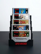 Super Nintendo Spiele Ständer/Aufsteller - S...