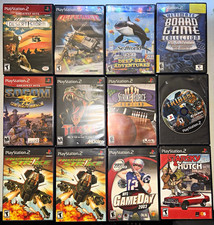 12 Sony PlayStation 2 Game Lot w/ Cases
