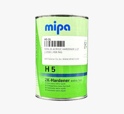 MIPA 2K-ACRYLIC HARDENER H5 - EXTRA FAST, 1 LITER CAN