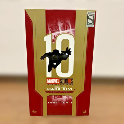 Hot Toys 1/6 MMS489 D25 Iron Man Mark 46 Concept Art Diecast 10th Figure