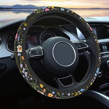 Car Steering Wheel Cover for Women Men, Non-Slip Breathable Steering Wheel, W...