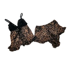 Unbranded, Sexy, Sheer Leopard Print Mesh/sheer pyjamas/intimates. SMALL