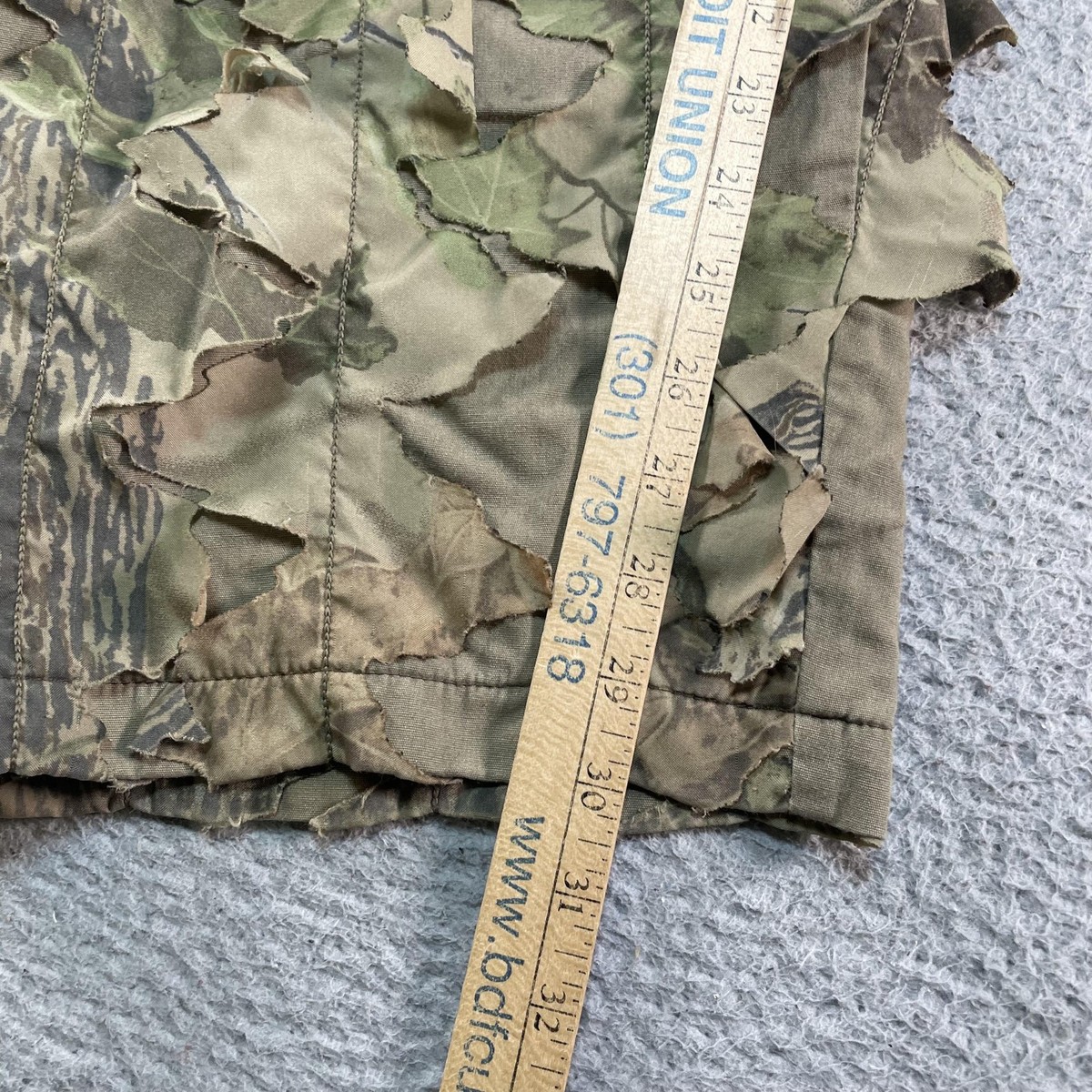 Vintage Cabelas Ghillie Pants Mens Large Realtree Leafy Camo