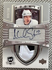 2005-06 Upper Deck The Cup Rookie Auto Patch #069/199 Alexander Steen Card#174. rookie card picture