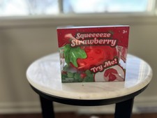 Sunny Days Jumbo Squeezy Strawberry Squishy Toy Stress Relief Sensory Fun