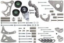 ICT BILLET LS Truck Turbo Alternatr Power Steering Bracket 551565LS0WP-3