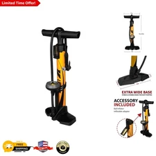 Compact Bike Pump with 160 PSI Pressure - Ideal for Presta & Schrader Valves