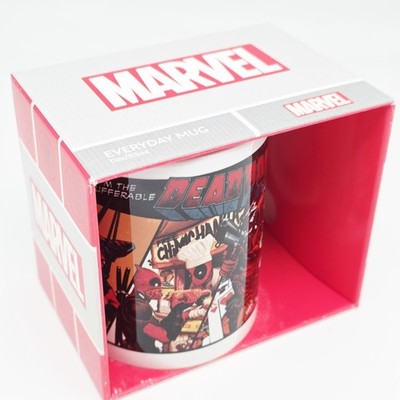 Marvel Deadpool Tasse Comic Design 312 ml Disney Store Sammlerstück Geschenk Tasse