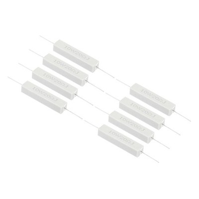8 Pcs 20 Ohm Resistors Ceramic Cement Resistor Power Cement Resistor