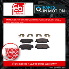 Brake Pads Set fits HYUNDAI SANTA FE Mk2, Mk3 2.2D Rear 2009 on D4HB 58302B1A05