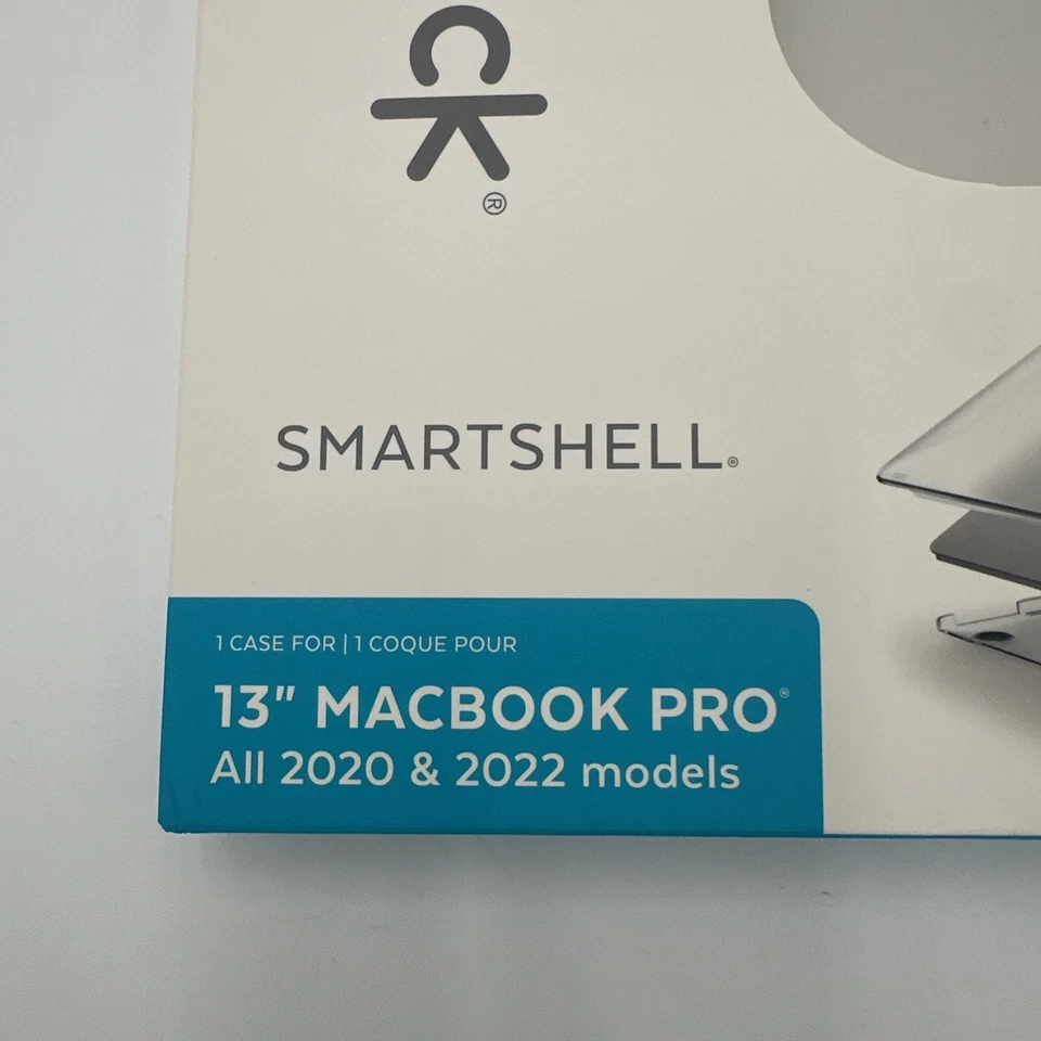 Прозрачный чехол SmartShell для ноутбука MacBook Pro 13 дюймов M2 M1 с чипом Intel (все модели 2020 и 2022 годов) - Изображение 2 из 4