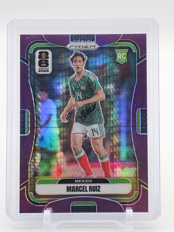 MARCEL RUIZ 2026-27 PANINI PRIZM FIFA WORLD CUP ROOKIE PURPLE HYPER /299 Q0296