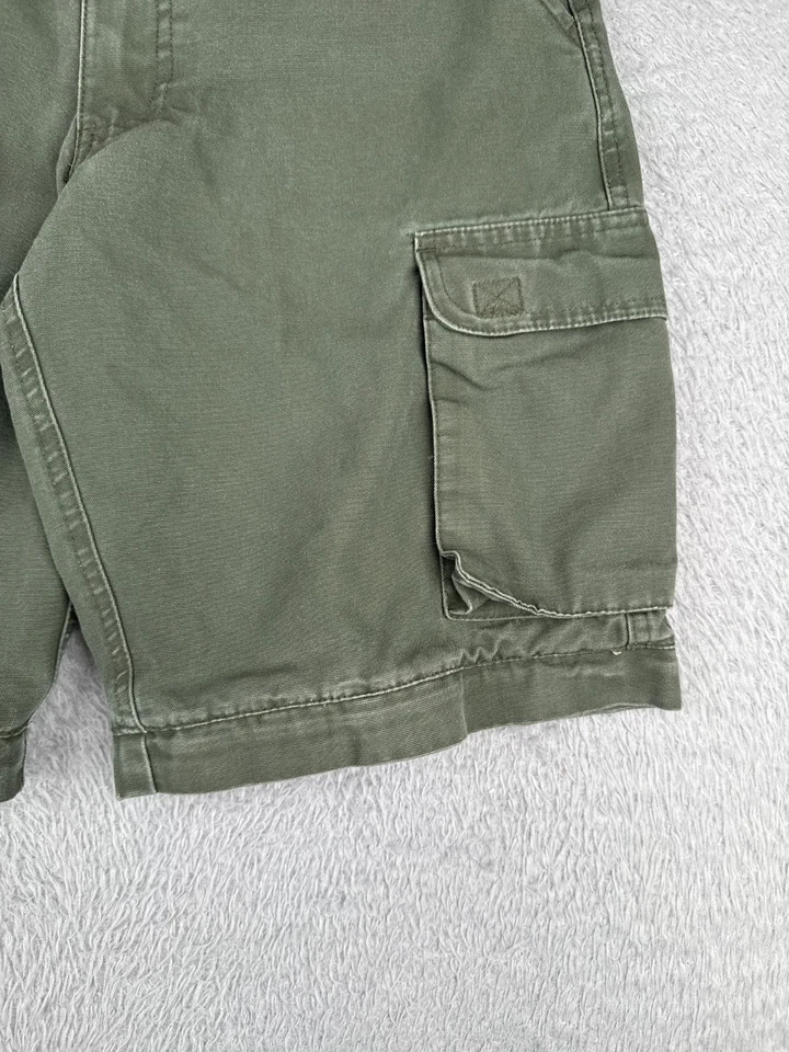Boy Scouts Shorts Youth 12 Green Cotton Blend Convertible NO LEGS Cargo 25x10 - Image 2 of 4