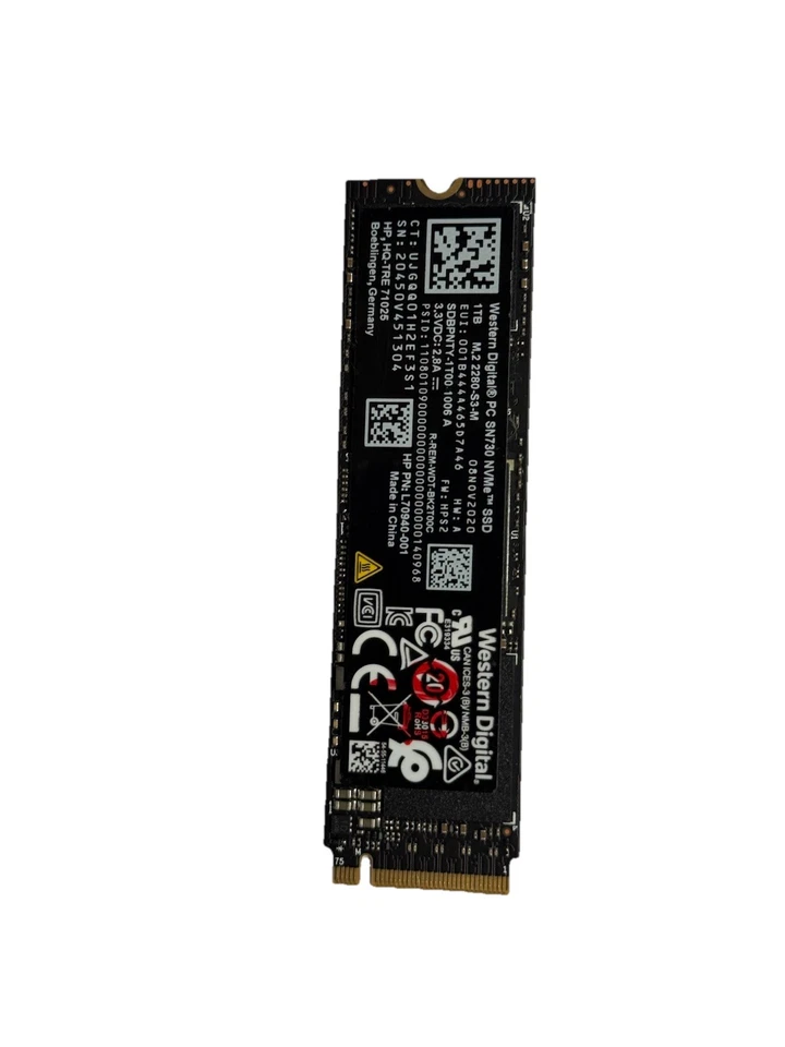 Western Digital WDC PC SN730 SDBPNTY 1tb NVMe M.2 SSD - Image 3 of 4
