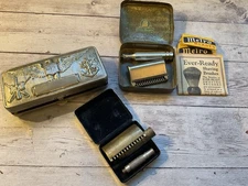 ORIGINAL VINTAGE CASED SAFETY RAZOR LOT