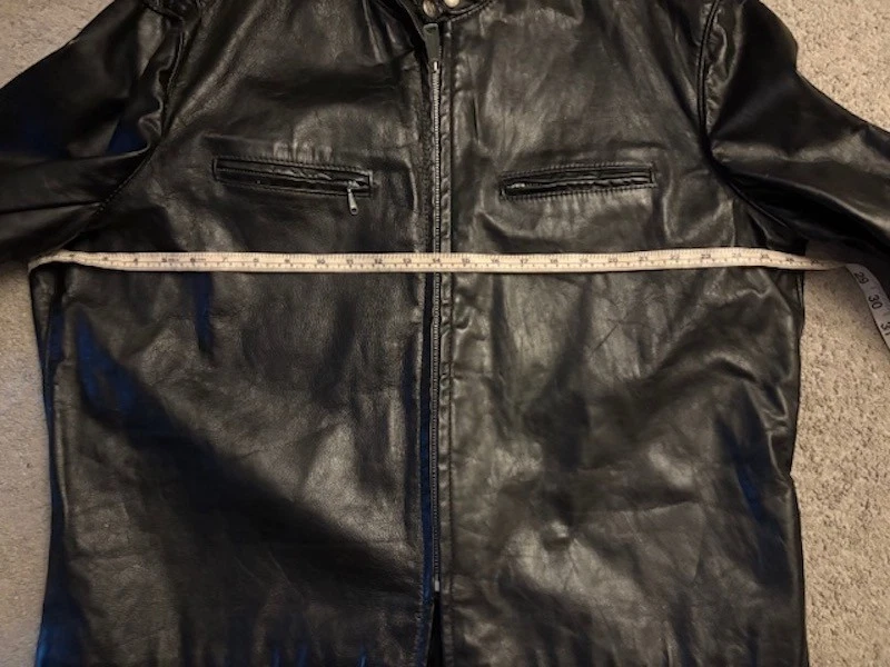 Chaqueta de cuero Brooks Gold Label vintage nueva sin etiquetas, talla 52 Foto 2 de 4