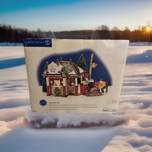 Dept 56 The Cocoa Stop The Original Snow Village 55096 Limited Edition In Box - Picture 1 of 18