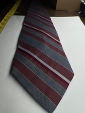 KETCH Classic Tie Multicolor Striped Tie 55"x3.75" necktie