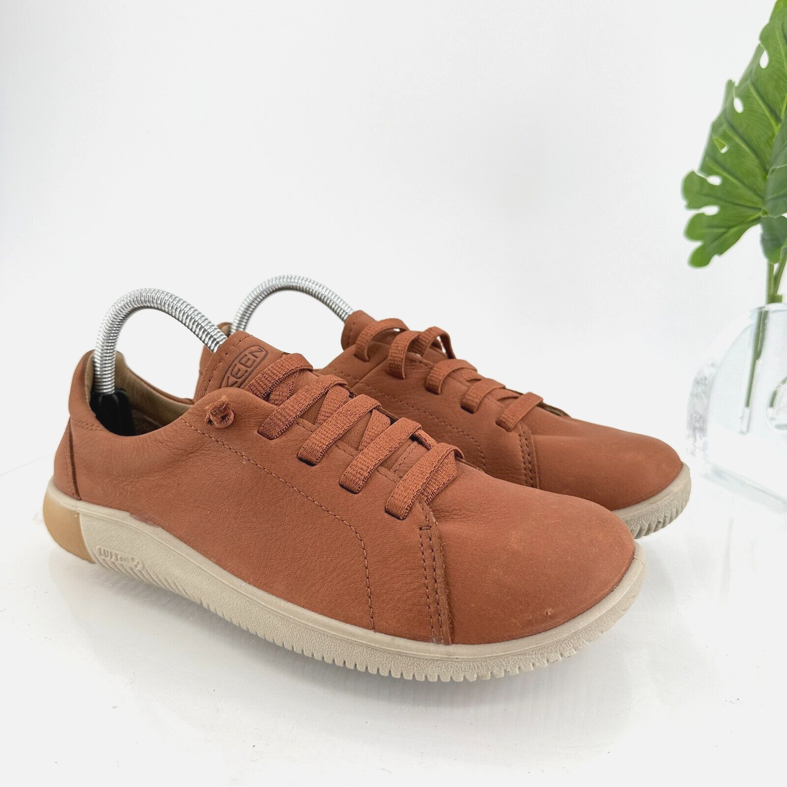 Scarpe basse Keen KNX leggere uomo 8 5 pelle marrone stringate sneakers