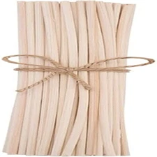 10 Inch 20 Pcs Natural Rattan Wood Reed Diffuser Sticks Essential Oil Aroma Repl