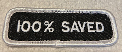 #0171   100% SAVED:  Christian M/C Vest Patch    Free S&H AVAILABLE