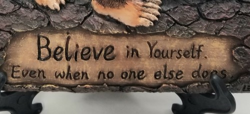 Bigfoot - Believe In Yourself - Wall or Shelf Plaque - 7.5"w 8.5"tall - NEW - 第 3/4 張圖片