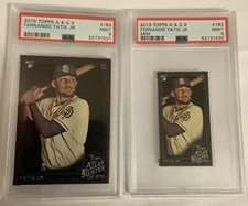 2019 Topps Allen & Ginter X A&G Black + MIni TATIS JR ROOKIE RC PSA 9 Mint