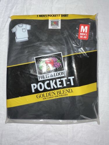 Vintage (1990s)Pocket T Shirt, Fruit Of The Loom. Brand New~Original Packaging.