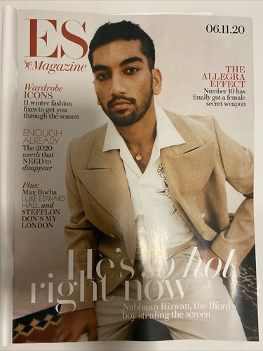 Evening Standard Magazine Nabhaan Rizwan ON COVER 06.11.2020 ...And Much More - Bild 4 von 4