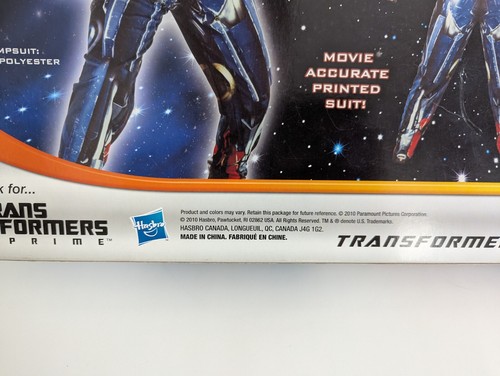 Máscara y mono Transformers Dark Of The Moon Robo Power Optimus Prime talla mediana - Imagen 4 de 7