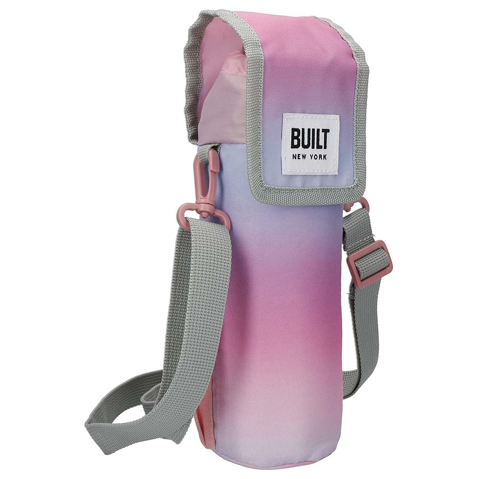 Rackhams Pink Built Insulated Bottle Bag With Shoulder Strap And Food-Safe Thermal Lining - 'Interactive' - Cotton - Image 2