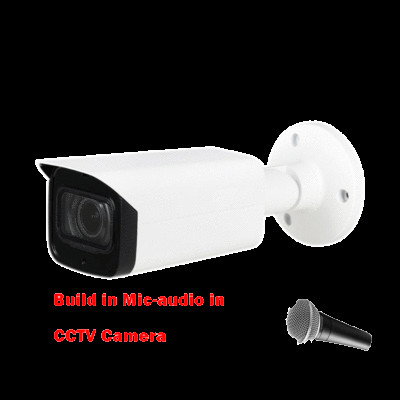 High definition Built-in Mic Audio-in IR Bullet Camera 4K Starlight HDCVI camera